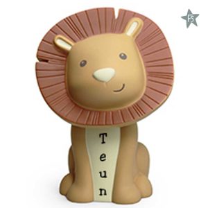 Atelier Pierre Hakuna Leeuw spaarpot met naam honey