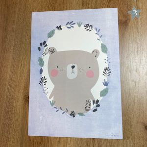 Little Dutch Poster Bear Blue