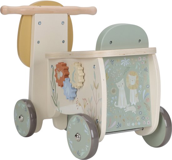 Little Dutch Loopfiets Leeuw - Geel ( met naam ) - Afbeelding 5