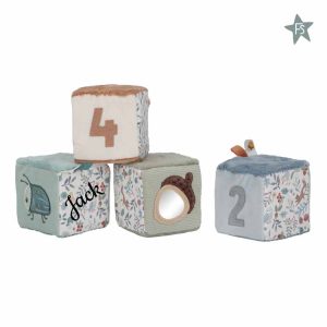 Little Dutch Zachte blokkenset - Forest Friends ( met naam  )