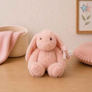 Kraamcadeau met naam | Label Label Rabbit Rosa Roze Small Knuffel ( met naam )