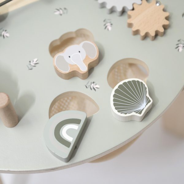 Label Label Olijfgroen Houten Activiteitentafel ( met naam ) - Afbeelding 5