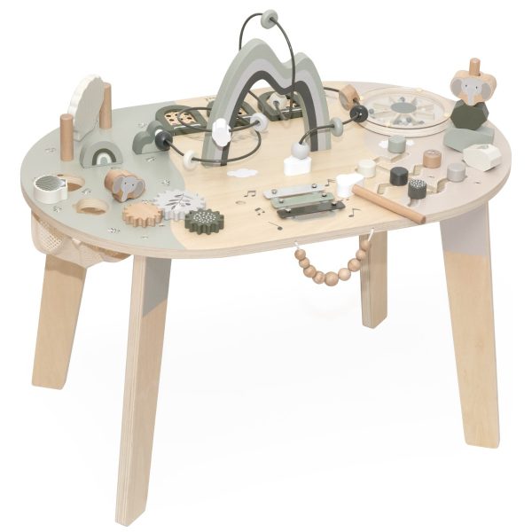 Label Label Olijfgroen Houten Activiteitentafel ( met naam ) - Afbeelding 3