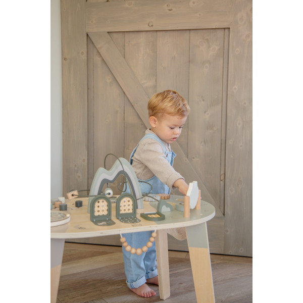 Label Label Olijfgroen Houten Activiteitentafel ( met naam ) - Afbeelding 8