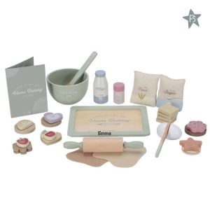 Little Dutch Houten bakset – Meerkleurig – Essentials (met naam)