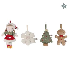 Little Dutch Kersthangers Set - Rosa ( met naam )