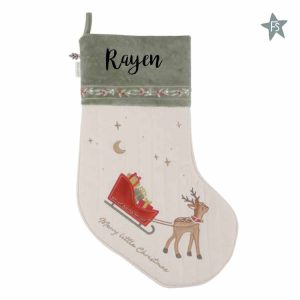 Little Dutch Kerstsok XL – Groen ( met naam )