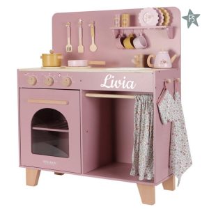 Little Dutch Speelkeuken - Hout - Pink (met naam)