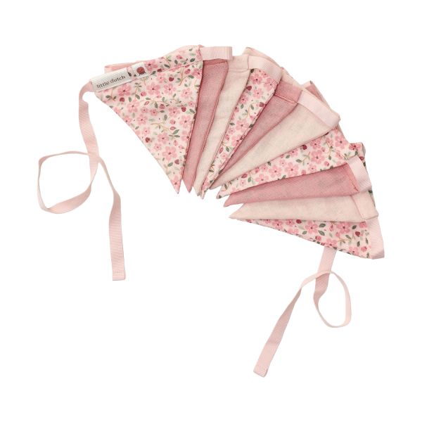 Little Dutch Slinger met vlaggetjes - Roze - Fairy Garden - Fairy Floral ( met naam ) - Afbeelding 3