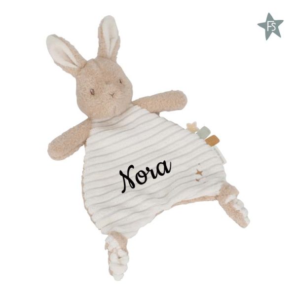 Little Dutch Knuffeldoekje - Beige - Newborn Naturals ( met naam )