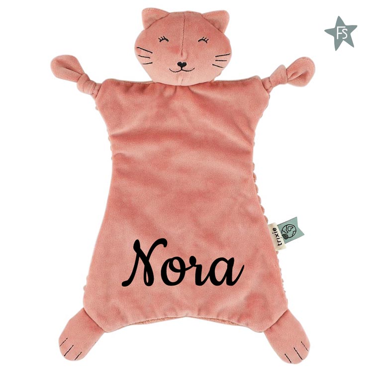 Trixie Knuffeldoekje - Mrs. Cat ( met naam )