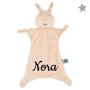 Trixie Knuffeldoekje - Mrs. Rabbit ( met naam )
