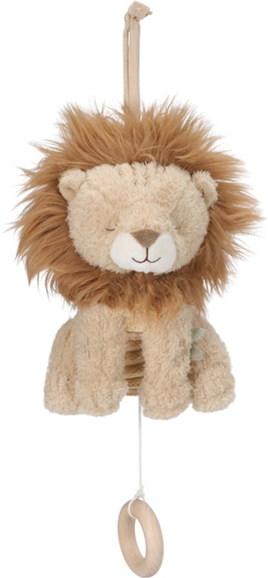 Little Dutch Muziekdoosje Leeuw - Geel Safari friends - Afbeelding 2