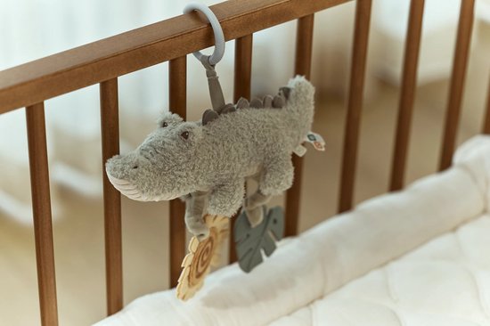 Little Dutch Activiteitenhanger Krokodil - Groen Safari Friends ( met naam ) - Afbeelding 4
