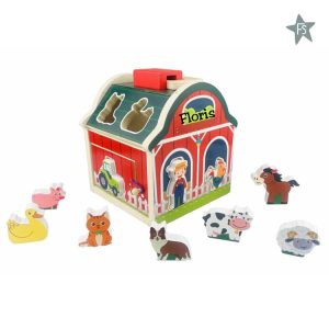 Houten vormen boerderij  ( met naam )