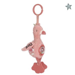 Little Dutch Activiteitenhanger Flamingo - Roze Safari Friends ( met naam )