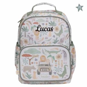 Little Dutch Rugzak safari friends 35 cm ( met naam )