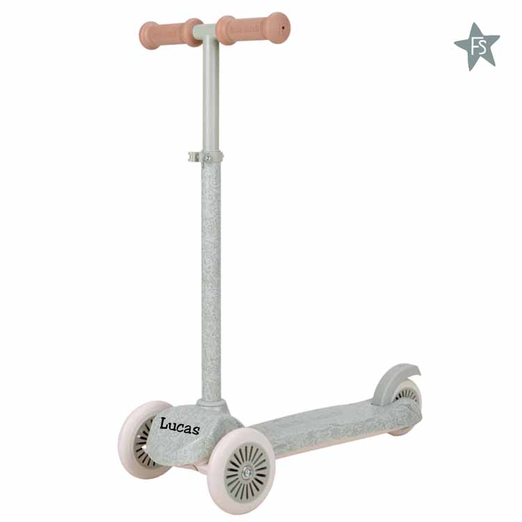 Little Dutch Step driewieler - Groen safari dreams ( met naam )