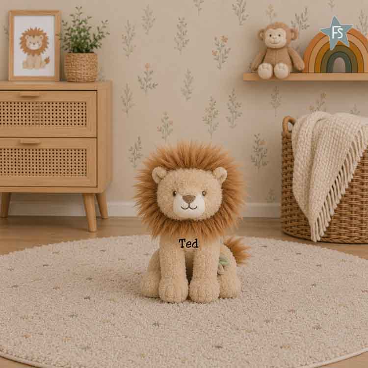 Knuffel met naam | Little Dutch Knuffel leeuw 17cm safari friends ( met naam )