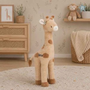 Knuffel met naam | Little Dutch Knuffel giraf safari friends ( met naam )