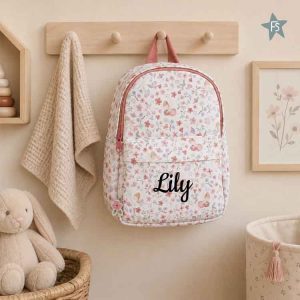 Little Dutch rugzak roze 29cm Fairy Garden ( met naam )