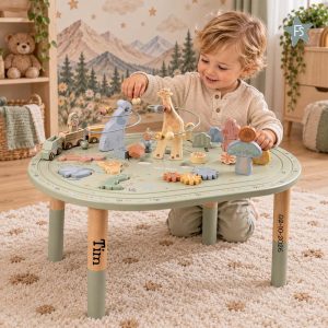 Little Dutch Activiteitentafel XL - Groen ( met naam / datum )